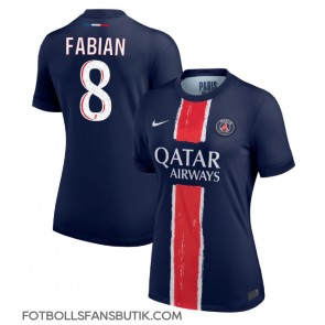 Paris Saint-Germain Fabian Ruiz #8 Replika Hemmatröja Damer 2024-25 Kortärmad